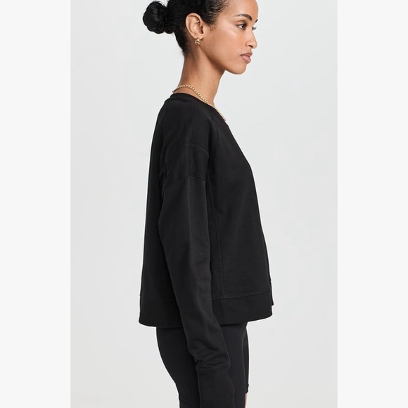 #15 SWEATY BETTY BLACK SWEATER TOP LONG SLEEVE - Picture 5 of 6